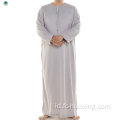 Jubah Muslim Solid Solid Long Plus Ukuran Set Doa